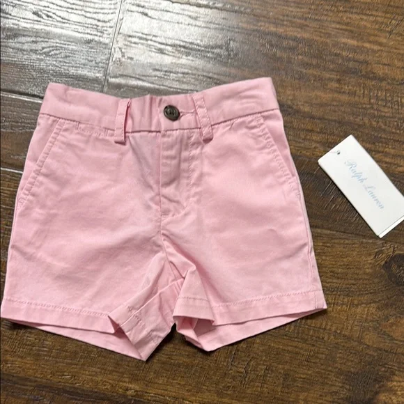 Ralph Lauren Soft Pink Shorts 9 months
