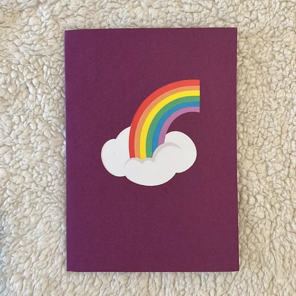 NEW Lovepop Card Rainbow Card Rainbow Pop Up Card 3-D Popup Card Blank Card