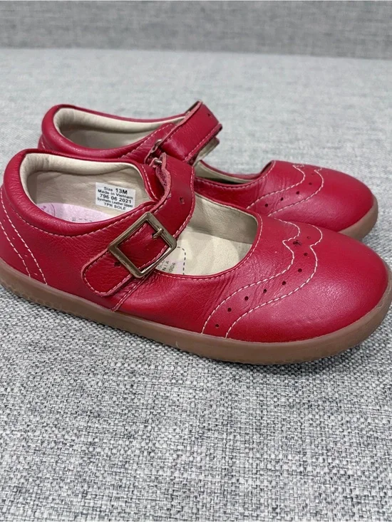 Livie & Luca Girls Red Mary Jane with Buckle