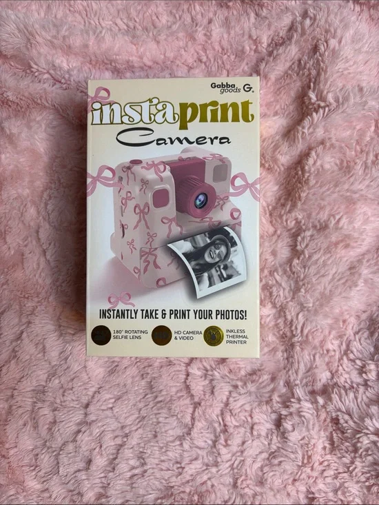 Gabba Goods Instaprint Camera - Pink Instant Print Webcam