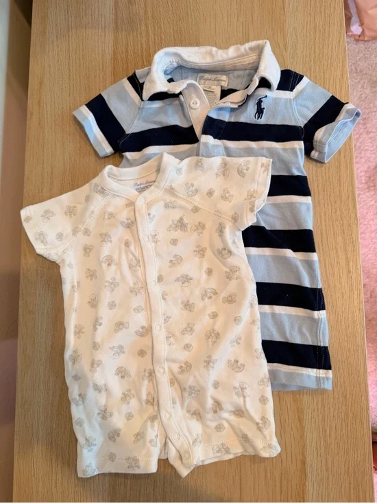 Ralph Lauren Baby Romper Bundle