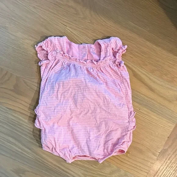 Ralph Lauren Pink Striped Baby bubble 9m