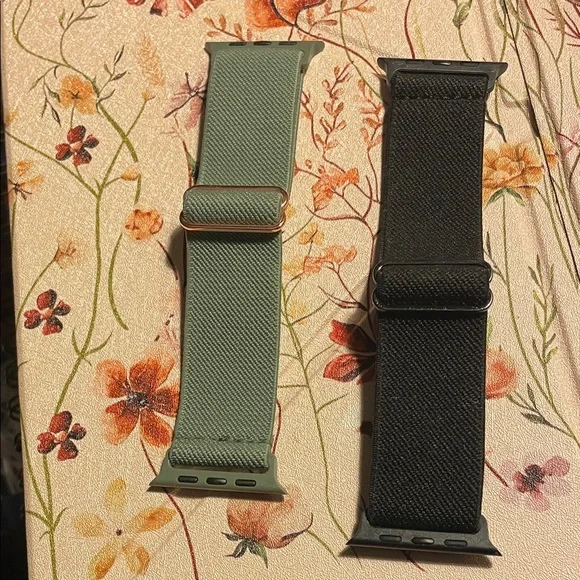 Green and Black Watch Bands