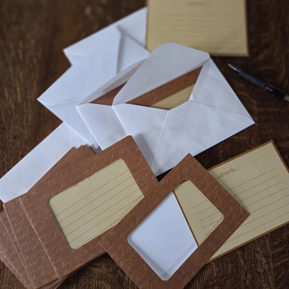 Hallmark Brown and Cream Photo Card w/Insert (20)