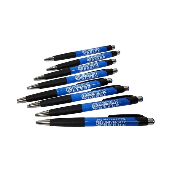Arkansas State University Beebe Pens Blue Black Lot of 8 School Spirit