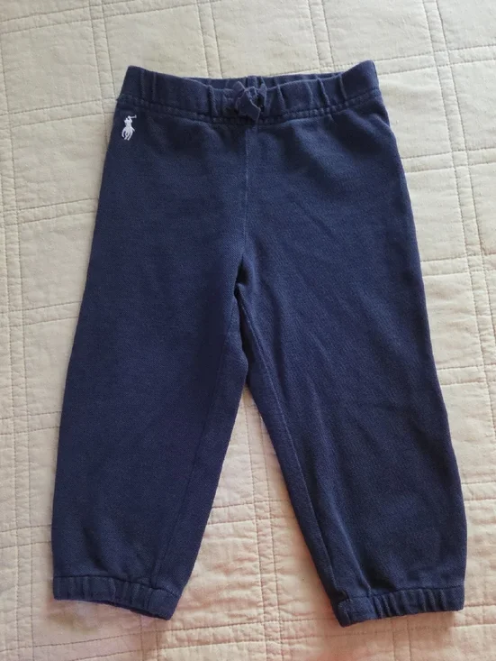 Ralph Lauren Navy Blue Kids Jogger Sweatpants