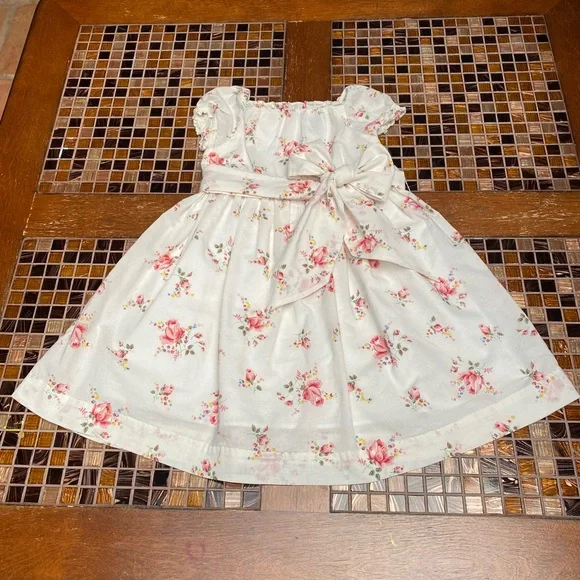 Ralph Lauren Formal Roses Girl Dress
