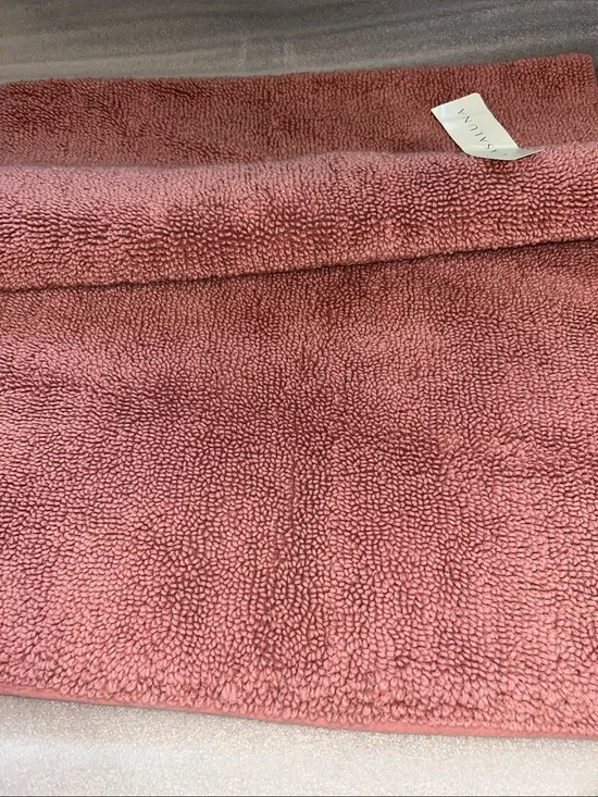 Casaluna All Loop 24” x 60” Rose. 100% Cotton Bath Rug