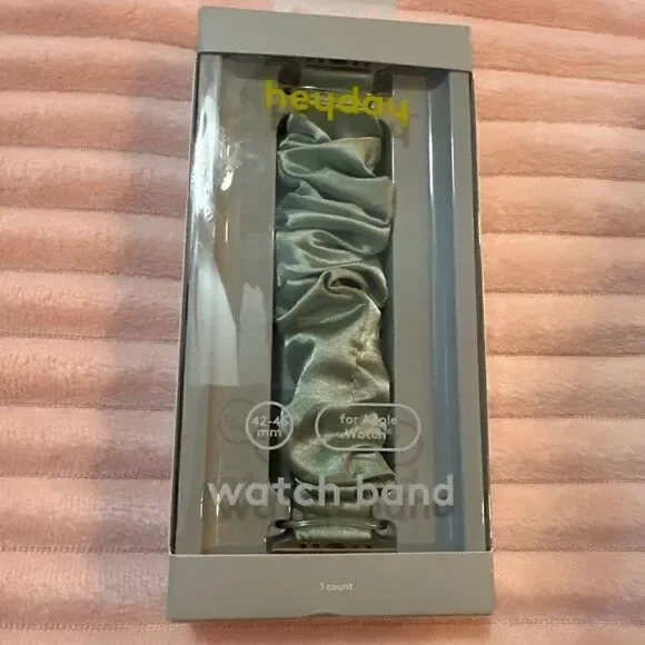 Heyday Scrunchie Fabric Band for Apple Watch 42/45mm - Soft Green