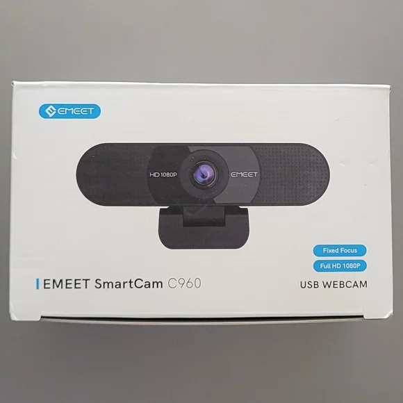 C960 Full HD 1080P Gray Webcam