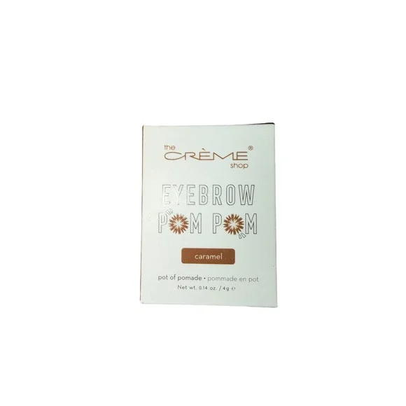 The Creme Shop Eyebrow Pom Pom Caramel Pot of Pomade Brow Makeup 0.14oz 4g NEW