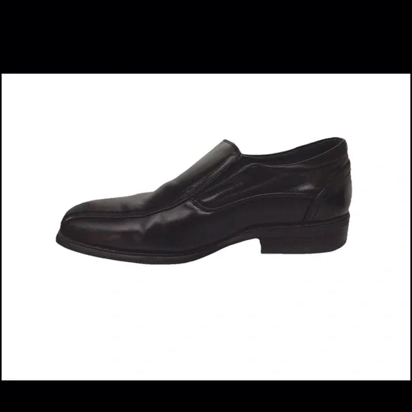 Boys Size 4 Leather Dress Shoes Slip On Formal wedding Comfort Loafers Classic