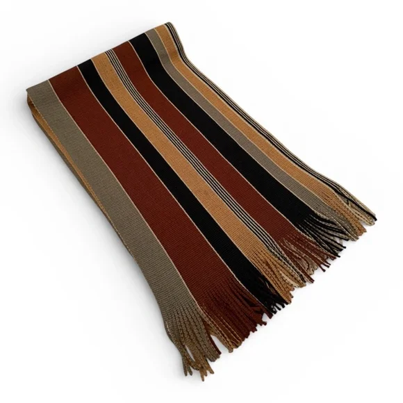 Missoni for Target (2011) Wool Blend‎ Striped Scarf Brown