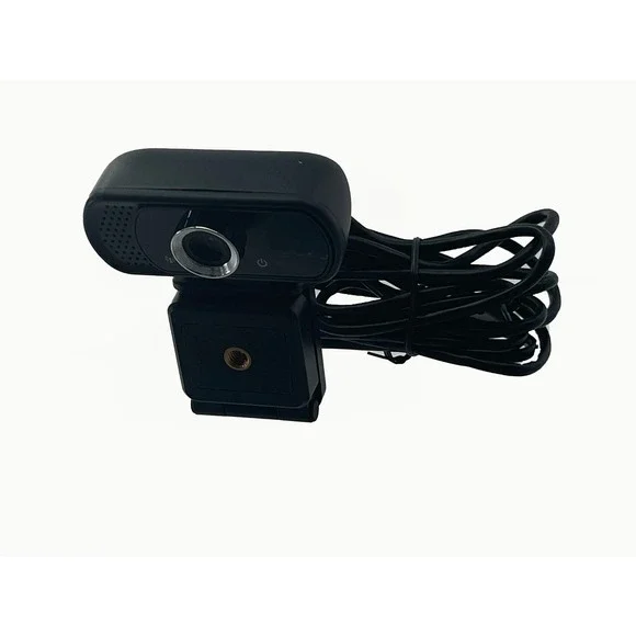HD Webcam USB Plug and Play Camera with Built-in Microphone Black Unboxed