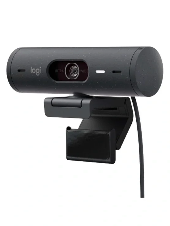 Logitech Brio 500 1920x1080p Webcam with Privacy Cover - Graphite