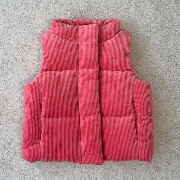 Ralph Lauren Corduroy Puffer Down Vest
