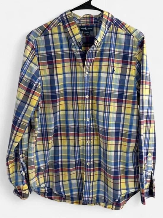 Ralph Lauren Polo Plaid Button Down Shirt