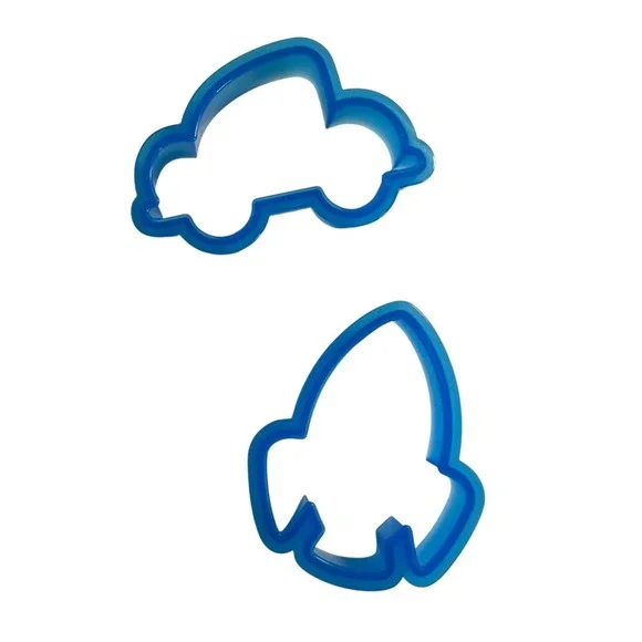 Sweet Sugarbelle Cookie Cutters, Rocket‎ Ship and Car Shaped, Space, Baking