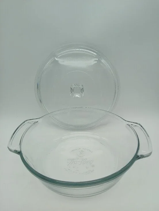 Anchor Hocking Fire-King Casserole Baking Dish with Lid, Glass, 2-Quart