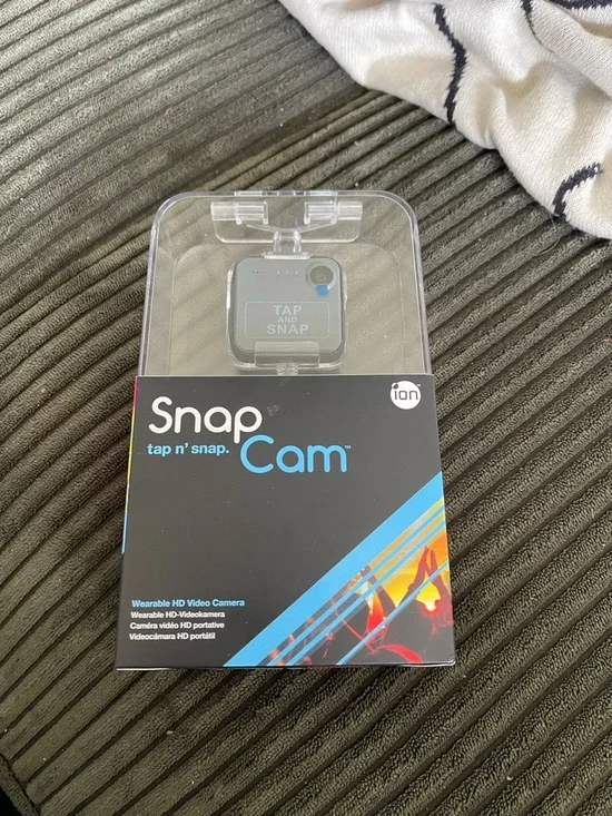 Ion SnapCam Wearable HD Video Camera - Black