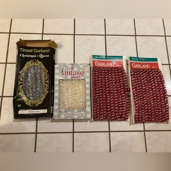 Vintage Christmas garland