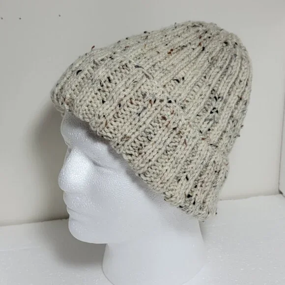 Hand Knit Hat and Matching Scarf Made in USA New Never Worn