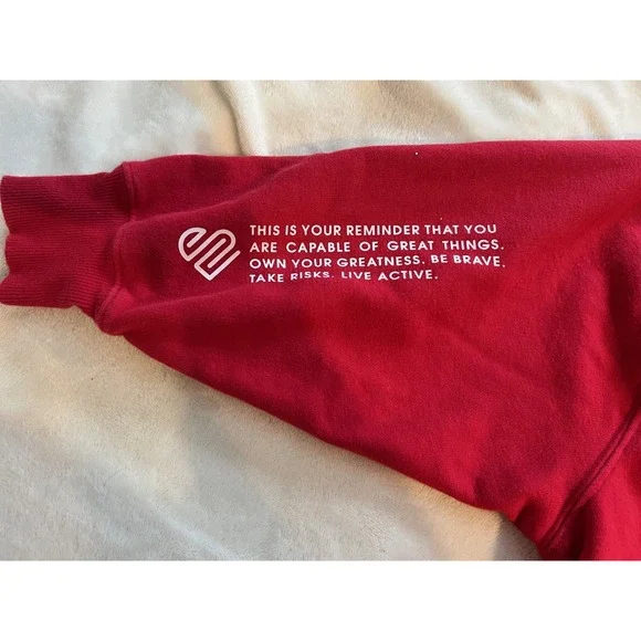Girl's‎ Red Justice Crop Top Size 7