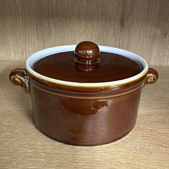 Villeroy & Boch Brown Round Casserole Dish Bakeware Luxembourg‎ Glazed Ceramic