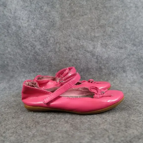 Circo Shoes Kids Toddler 10 Ballet Flats Mary Jane Strap Pink Bow Round Toe Girl