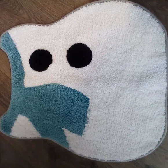 EUC Snowman toilet mat