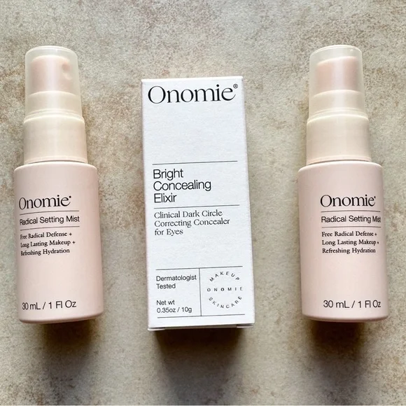 Onomie Radical Setting Mist &‎ Bright Concealing Elixir