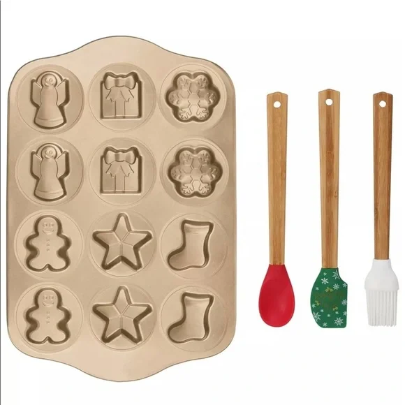 ENCHANTE 4-Pc. Baking Set for Christmas baking
