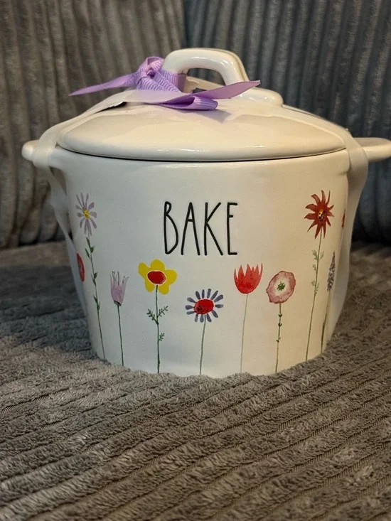 Rae Dunn White Floral 