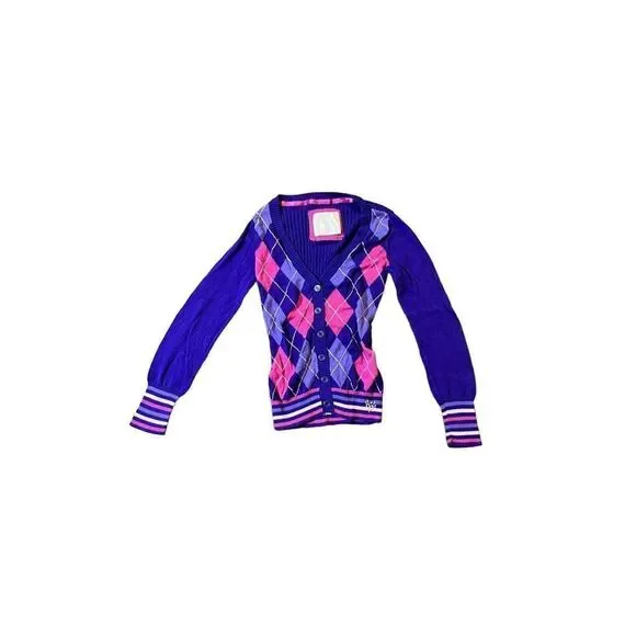 Justice Girls Button Up Cardigan Size 6