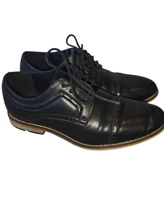 Stacy Adams Dickinson Cap Toe Oxfords Dress Shoes Boys Size 2Y