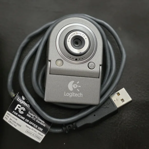 Logitech Gray USB Webcam