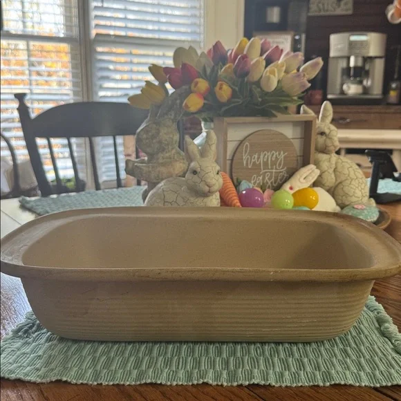 Pampered Chef Stoneware Large Roaster 1435. ￼