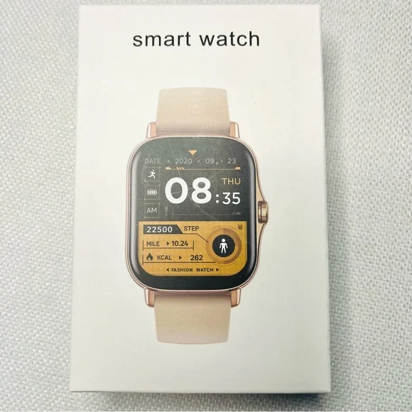Smartwatch Black with Silver Tone Finish - New Boxed