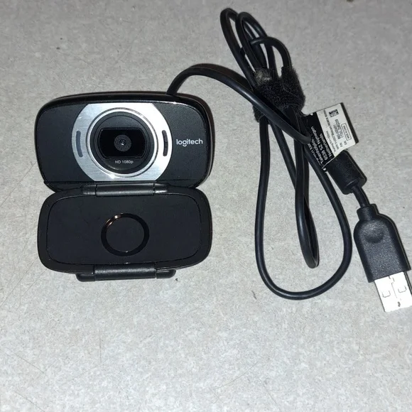 Logitech V-U0027 HD 1080P USB Webcam Black