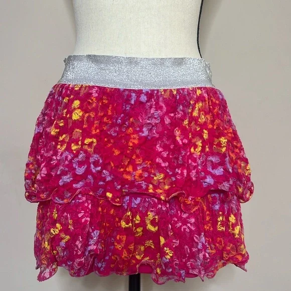 Pink Ruffles Justice Girl Skirt