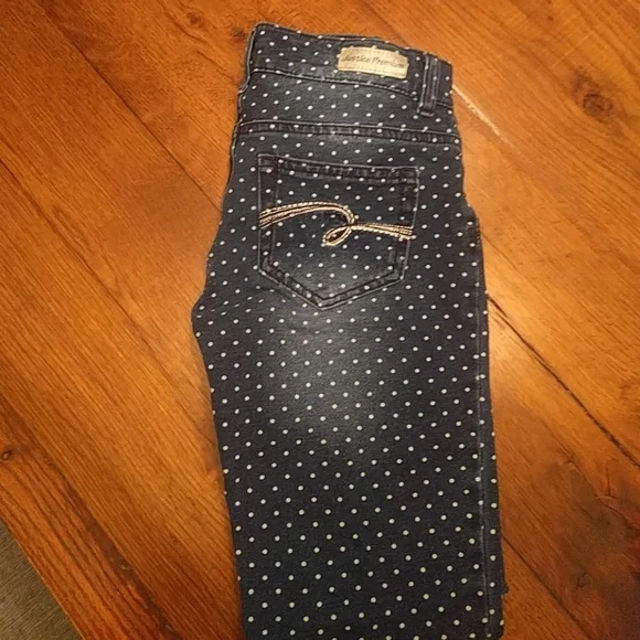 Justice polka‎ dot jeans