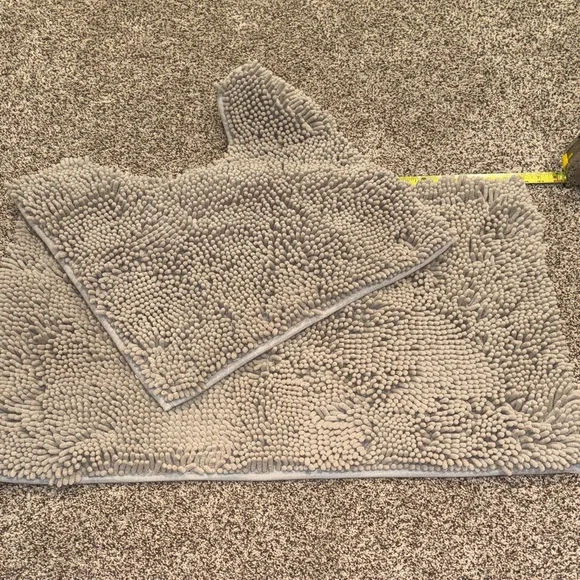 Gray NOODLE Bath Mat Set