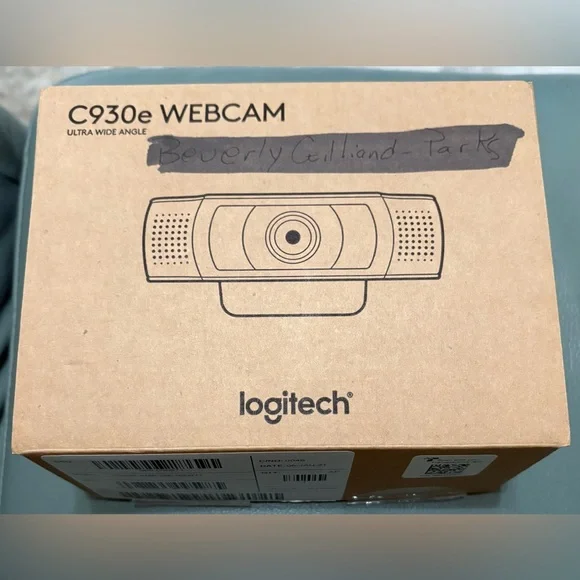 Logitech C930e Ultra Wide Angle Webcam - Black