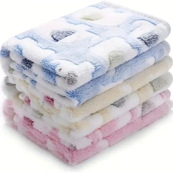Elephant Warm Soft Fluffy Fleece Flannel‎ Pet Cat Dog Blanket Mat LARGE 30