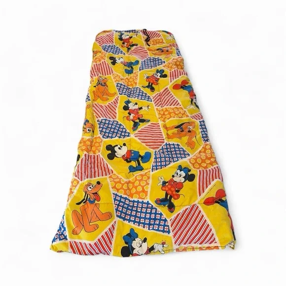 VTG‎ Disney Mickey Minnie Mouse Pluto Sleeping Bag 77