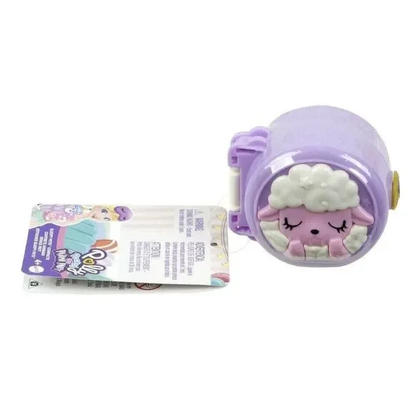 2022 Mattel Polly Pocket Pajama Party Sleepy Pets Compact - Sheep compact
