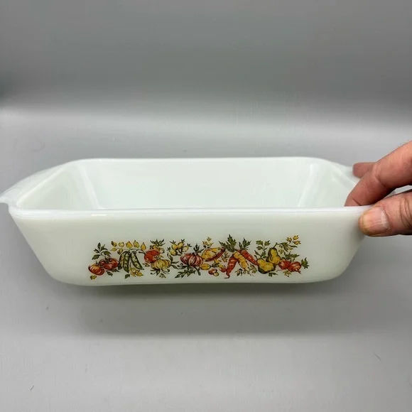 Anchor Hocking vintage harvest 1 qt baking dish