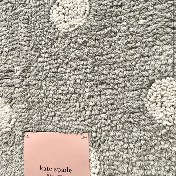 Kate spade polka dot bath rug