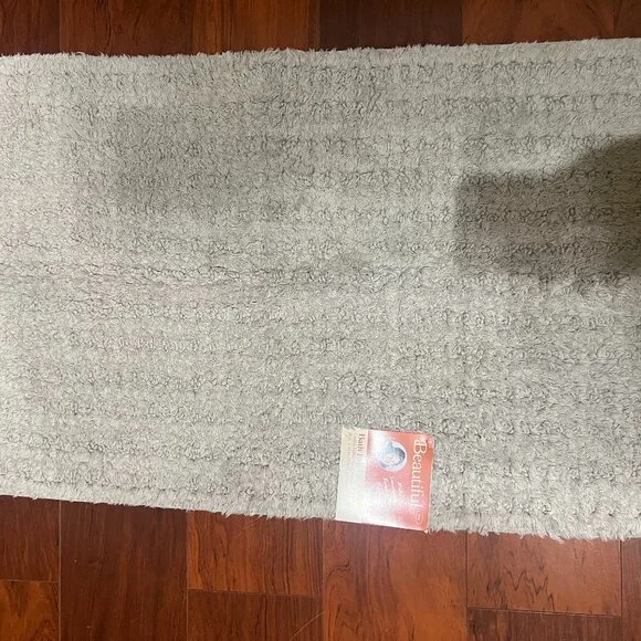 Beautiful Cotton Bath Rug by Drew Barrymore, Porcini Taupe, 20x34