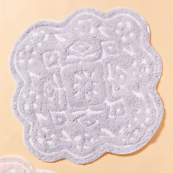Anthropologie MOSAIC TILE BATH MAT NWT Mint
